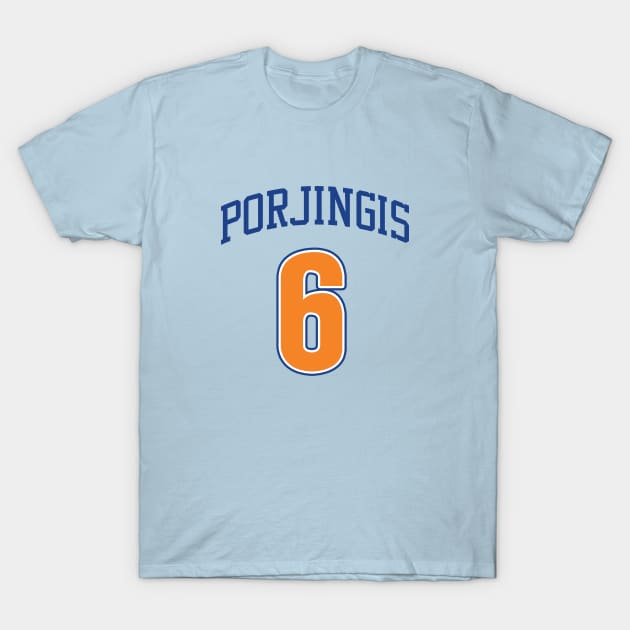 Kristaps Porzingis Boston Celtics T-Shirt by Cabello's